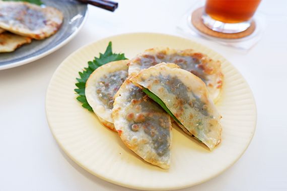 ツナ缶を使って簡単ひとみケア「ツナしそチーズのはさむだけ餃子」