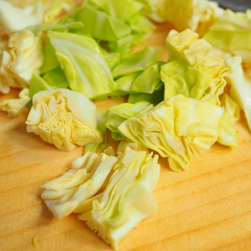 カットした材料の画像