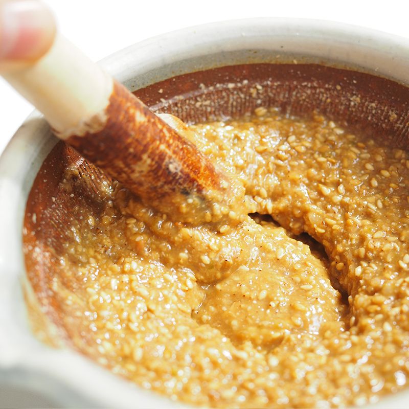 ゴマをすりつぶした画像