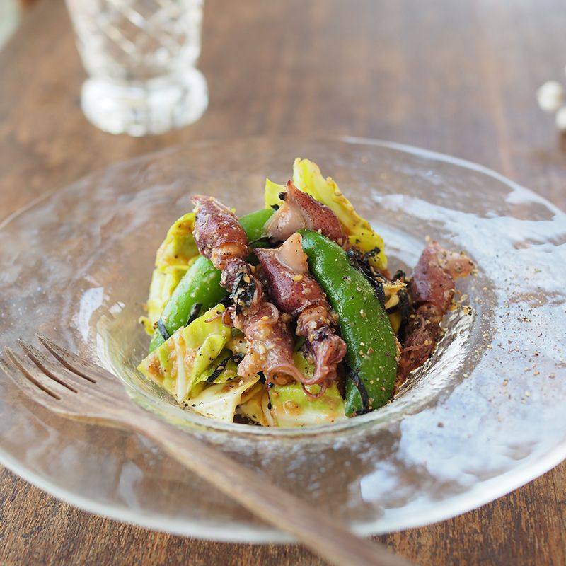 完成したサラダの画像