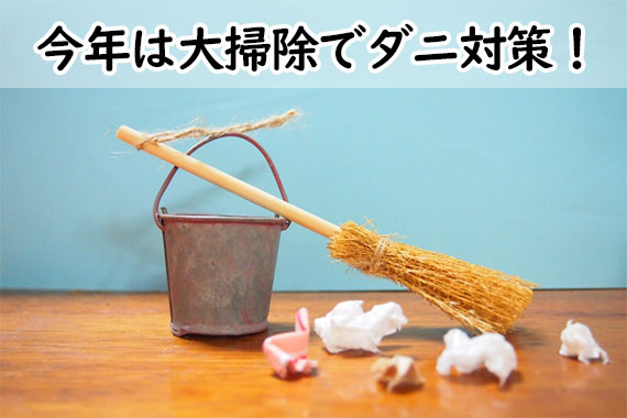 今年は大掃除でダニ対策！
