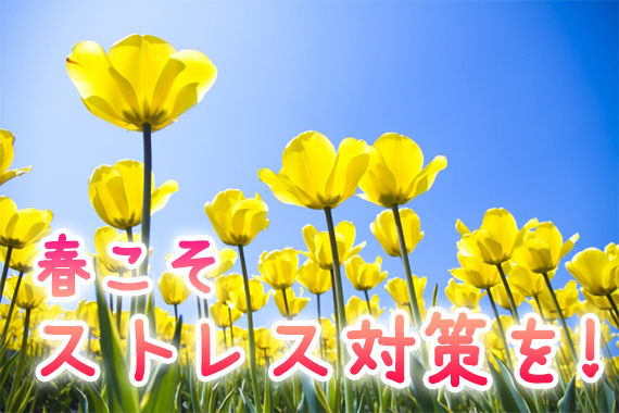 春こそストレス対策を！