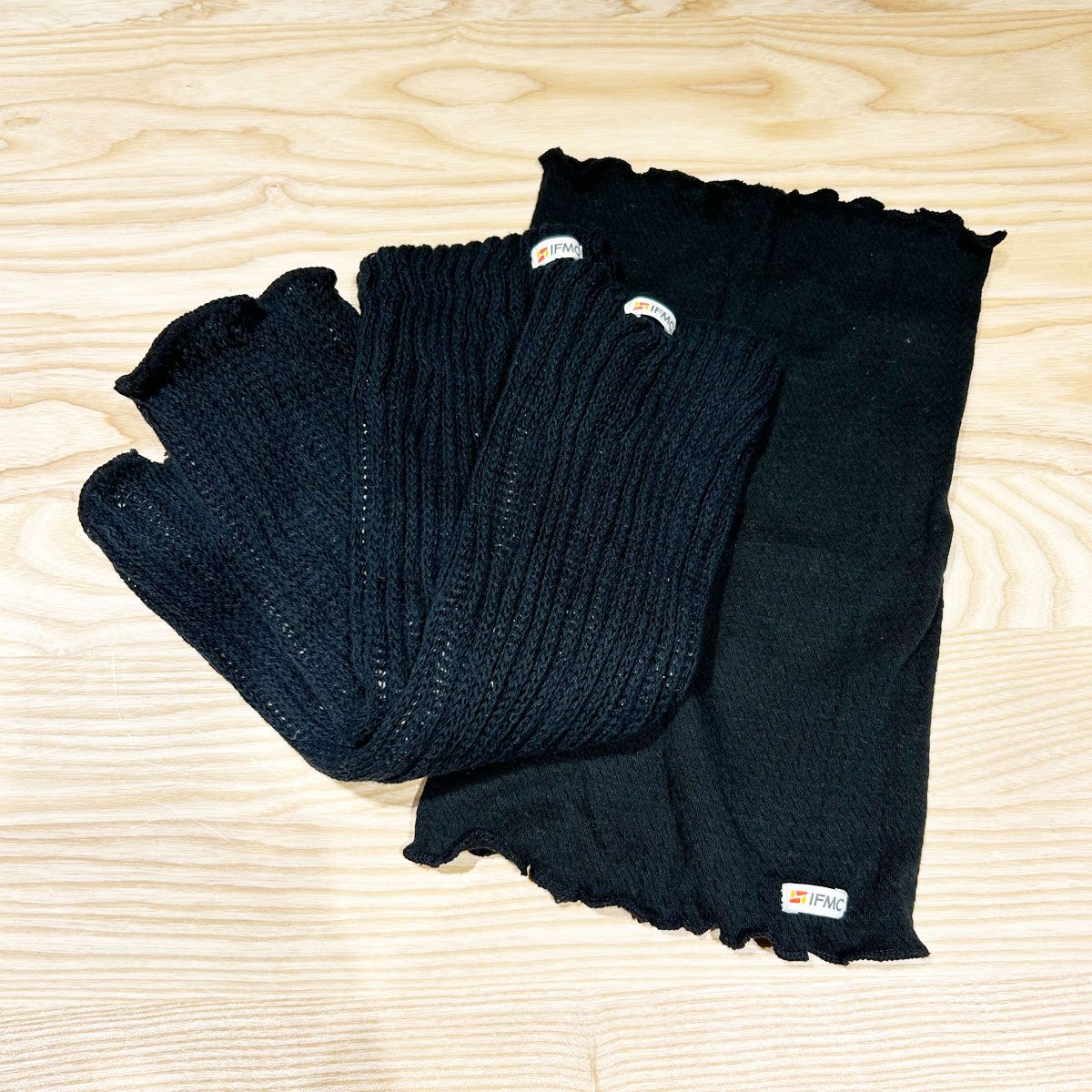 IFMC腹巻きとレッグウォーマー画像