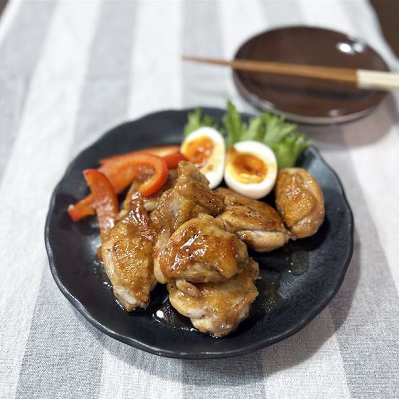 ブルーベリーはちみつの照り焼きチキン
