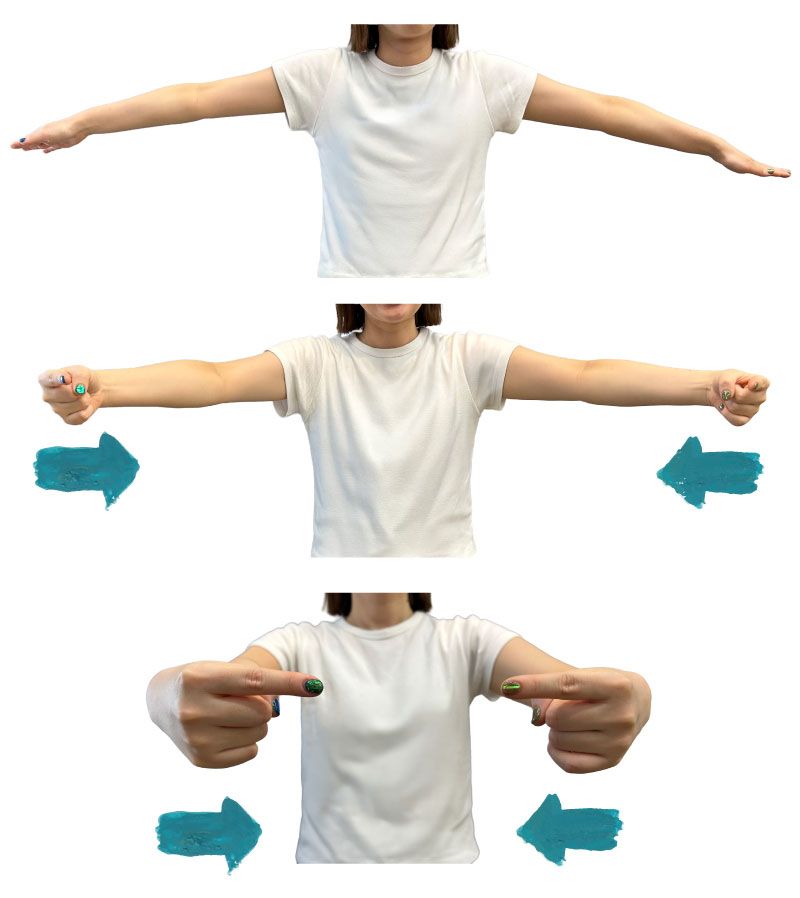 腕上げ