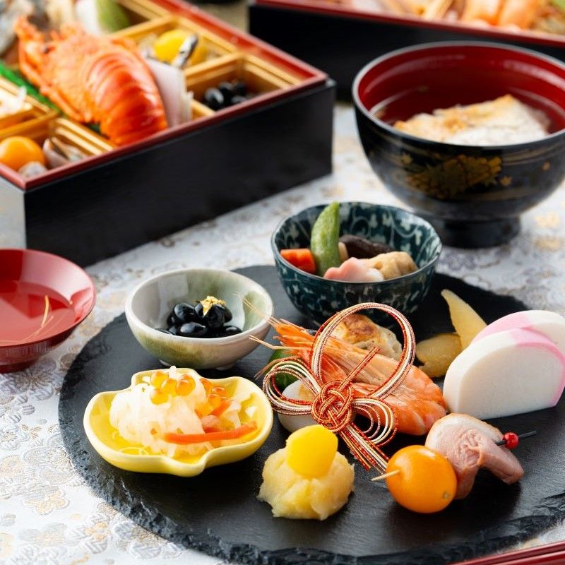 おせちを祝う風景