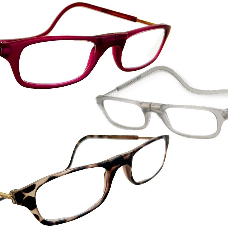 3色のメガネの画像