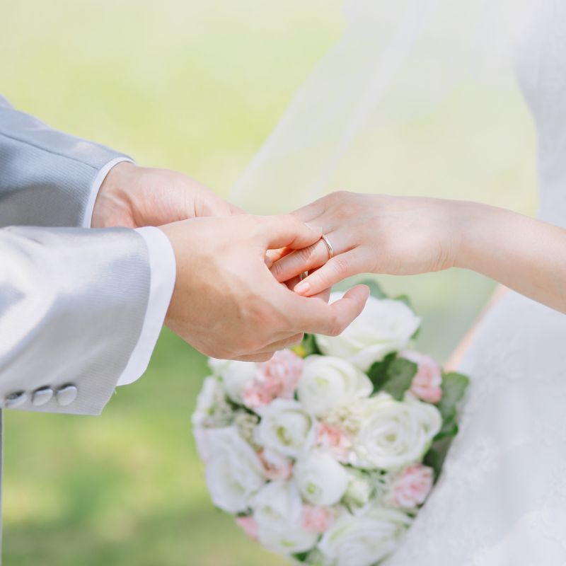 結婚式の様子
