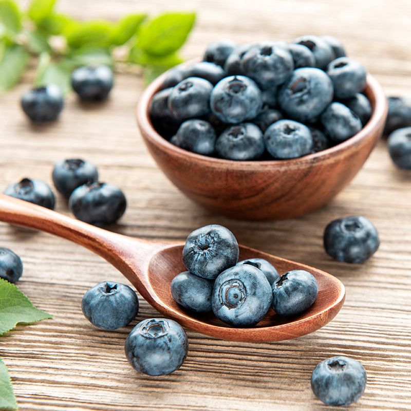 ブルーベリーの実