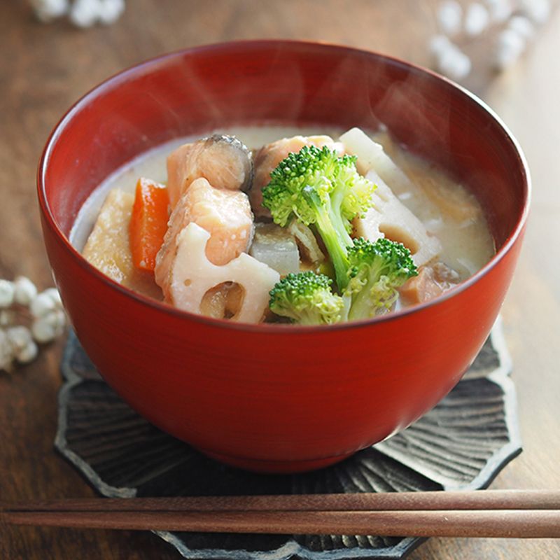 鮭の甘酒かす汁の画像