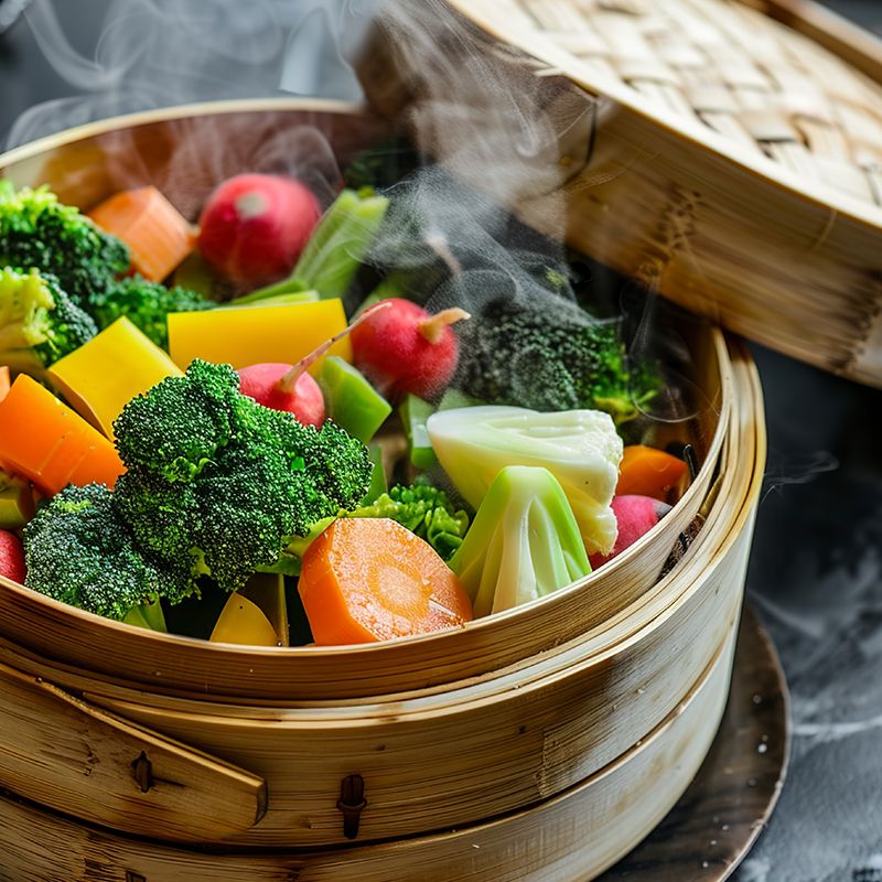 せいろの蒸し野菜