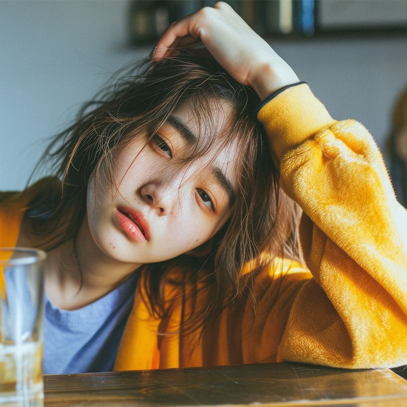 花粉が顔について痒がっている男の子