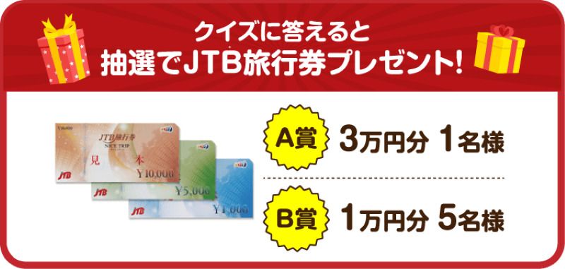 旅行券プレゼントバナー