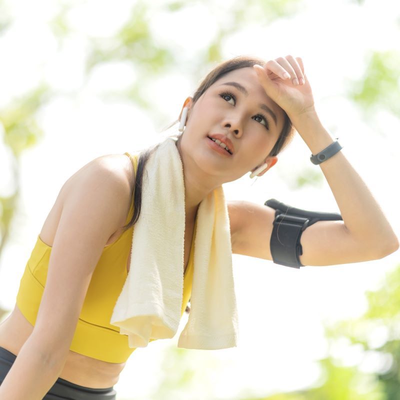 健康的な女性
