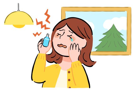 目薬をさすと目の表面が痛くなるのはなぜ？