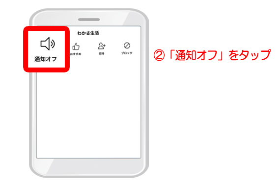 LINEの通知の切り方2