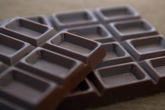 板チョコレートの写真