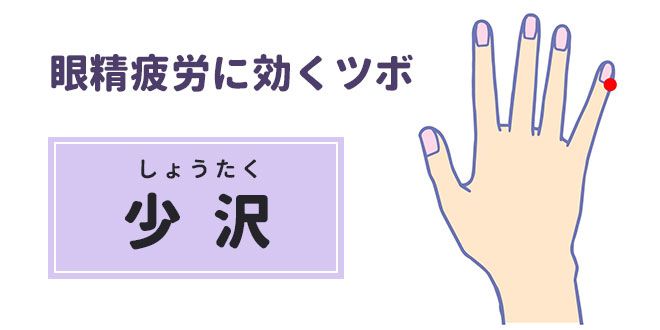 眼精疲労に効くツボ
