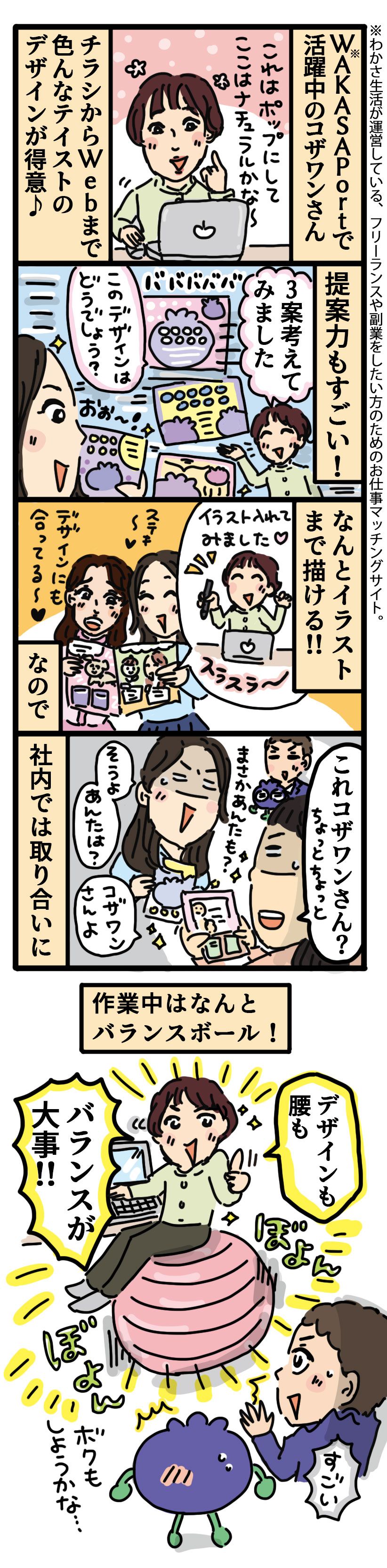 ひらめきデザイナー・コザワン