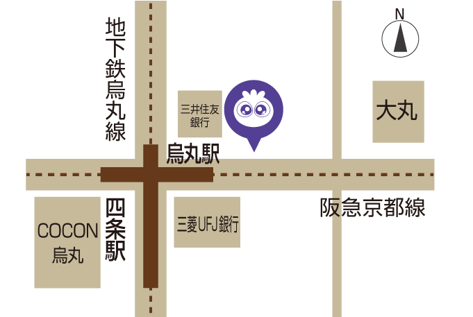 京都市下京区四条烏丸長刀鉾町２２番地