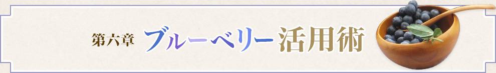 第六章 ブルーベリー活用術