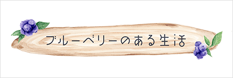 ブルーベリーのある生活